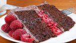 Torta al cioccolato e lamponi