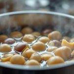 Castagne bollite e passate