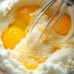 Tuorli montati con zucchero