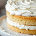 Torta tagliata e farcita