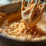 Impasto con polveri e amaretti