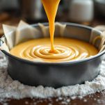 Impasto nello stampo rotondo