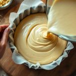 Impasto nello stampo rotondo