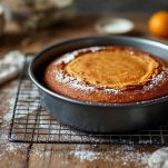 Torta dorata nello stampo