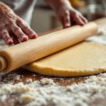 Base di torta salata pronta per il ripieno