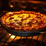 Torta salata zucchine e patate pronta