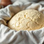 Impasto coperto nella terrina