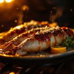 Totani dorati in teglia