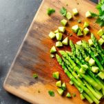 Asparagi e patate a pezzi