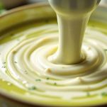 Vellutata liscia nel piatto