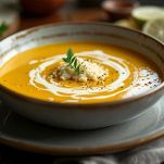 Vellutata con panna e Grana