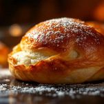 Rustico salato dorato in forno.