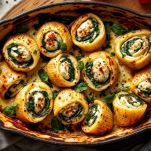 Conchiglioni gratinati durante la cottura