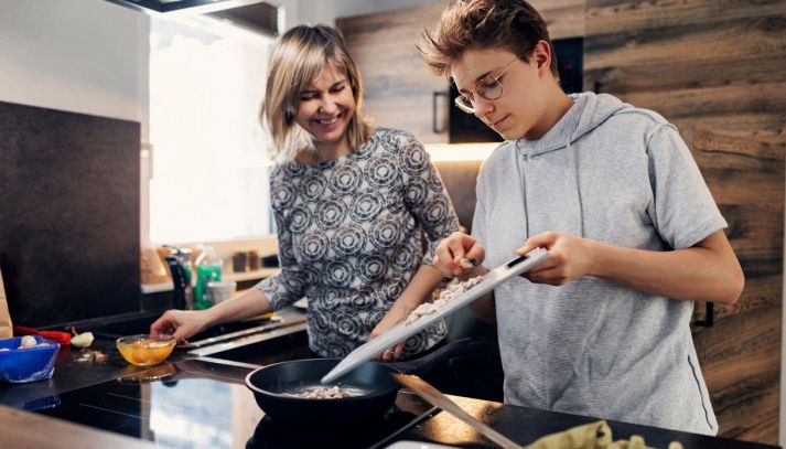 Cucinare con i figli