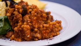 Fregola sarda con salsiccia