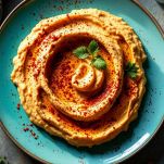 Crema di fagioli con paprika sopra