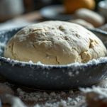 Pasta che riposa a temperatura ambiente