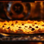 Base dorata appena sfornata