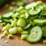 Verdure affettate sul tagliere