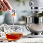 Sciroppo che cuoce sul fuoco