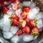 Composto rosso liscio nella ciotola