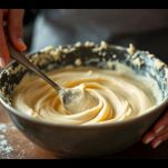 Pastella liscia per muffin nella ciotola