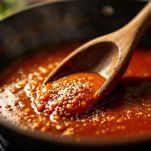 Pomodori uniti ai funghi nella salsa