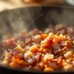 Dadini dorati nel loro grasso