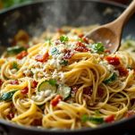 Linguine saltate in padella