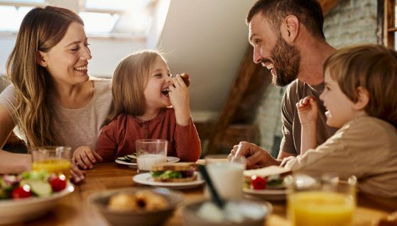 I pasti in famiglia dopo la scuola