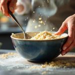 Cavolfiore in panno da cucina