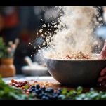 Impasto con cavolfiore e formaggi