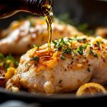 Pollo con vino bianco