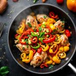 Ingredienti in cottura insieme