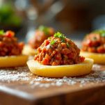 Polpette chiuse a mano