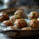 Polpette in acqua calda