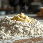 Impasto iniziale sul piano