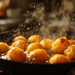 Frittura dorata uniforme