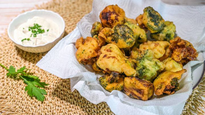 Frittelle di broccoli in pastella