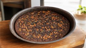 Castagnaccio al cioccolato