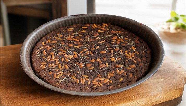 Castagnaccio al cioccolato