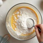 Farina e lievito amalgamati