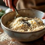 Pangrattato aromatizzato in ciotola