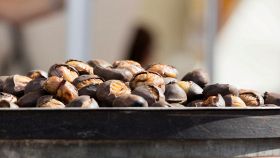 Deliziose castagne arrosto