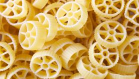 Particolare tipo di pasta a forma di ruota