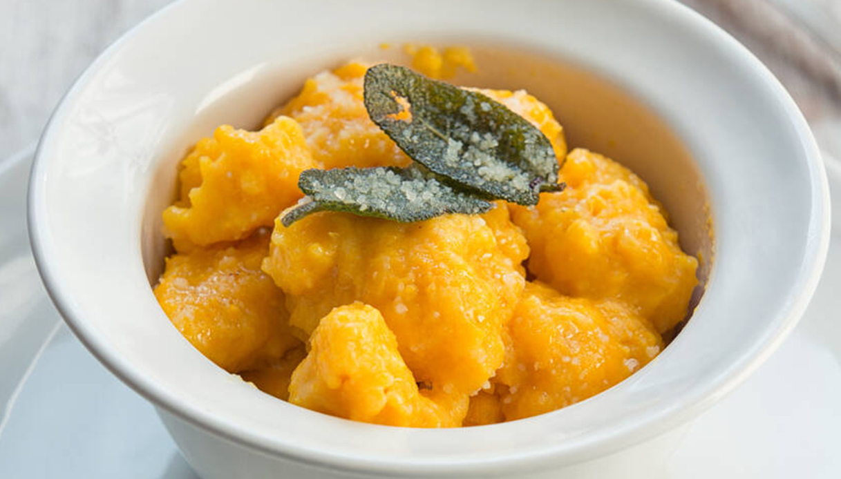 Gnocchi di zucca vegani