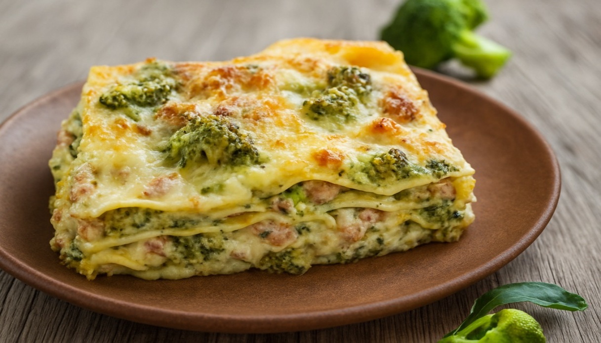 Lasagne salsiccia e broccoli