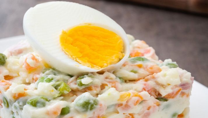Particolare insalata russa