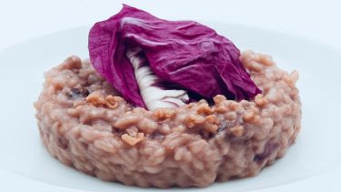 Risotto radicchio e noci