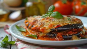 Squisita parmigiana di melanzane
